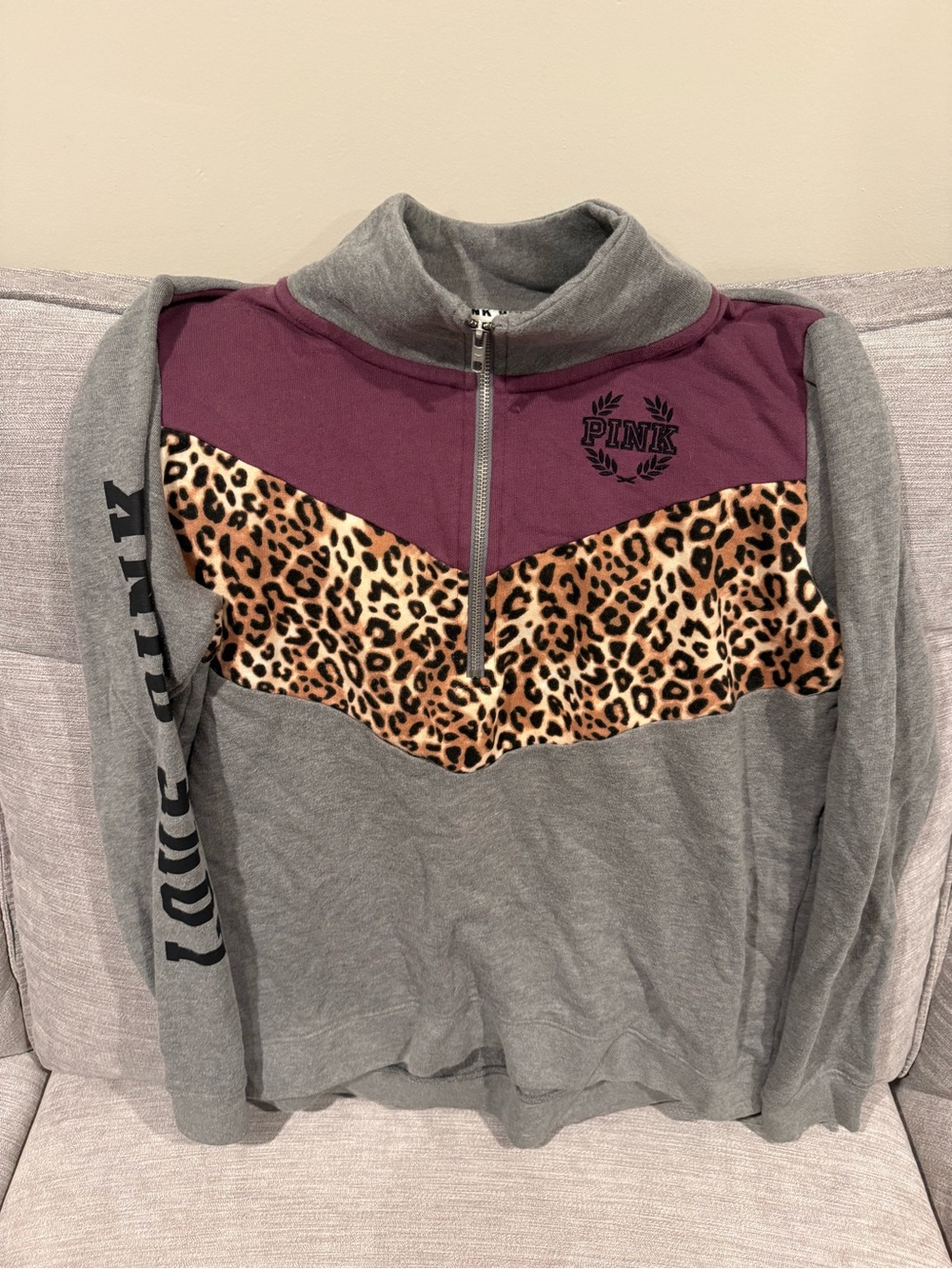 PINK Victoria's Secret Half-Zip Sweatshirt